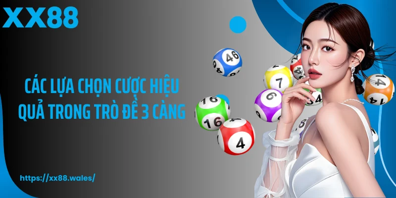 Các lựa chọn cược hiệu quả trong trò đề 3 càng